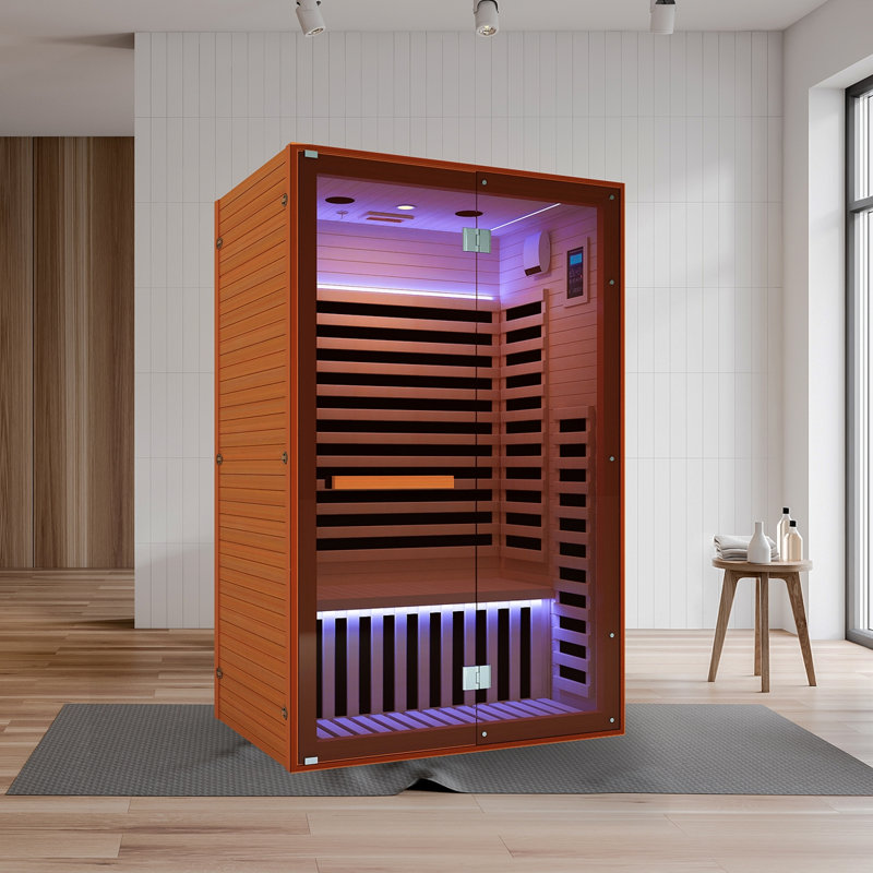 Sauna à deux portes Hemlock Deluxe