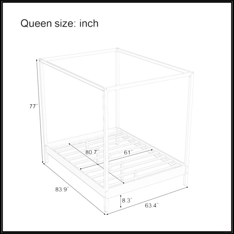 Queen Size Canopy Bed