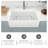 33'' L Single Bowl Ceramic Kitchen Sink