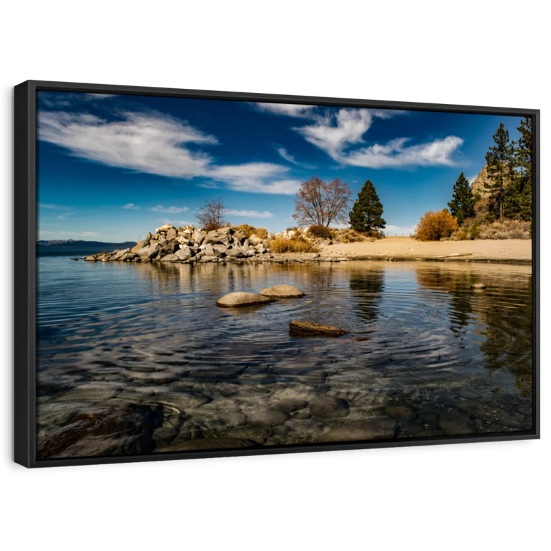 Impression sur toile Lake Tahoe Panorama, H 9 po x l 13 po