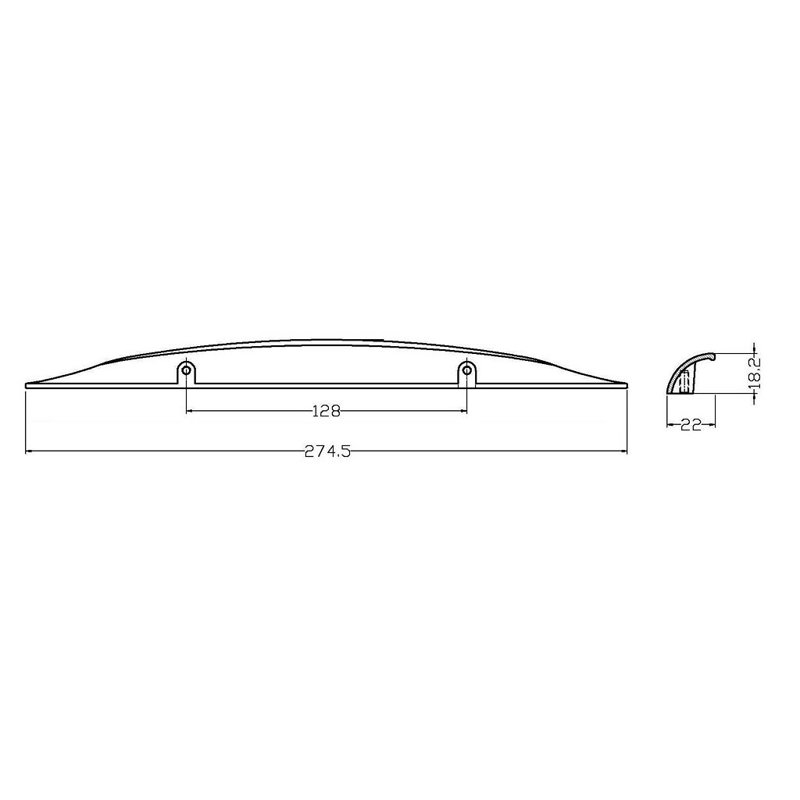Poignée arche 5 1/32 po Expression, Nickel mat