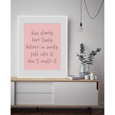 Text - Single Picture Frame Print