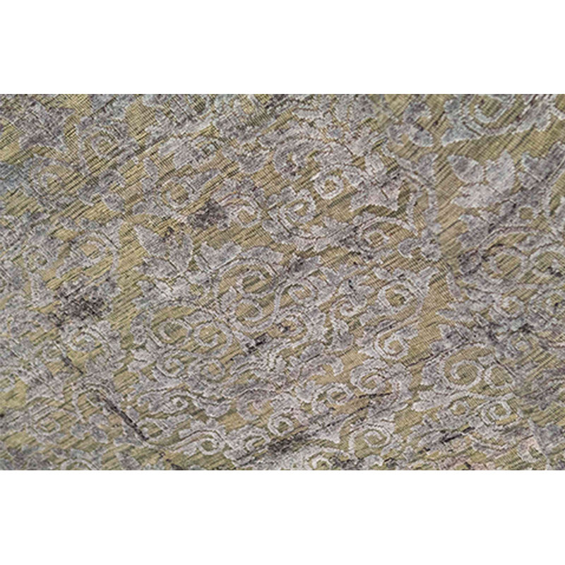 Hand-Knotted High-Quality Beige and Silver Area Rug