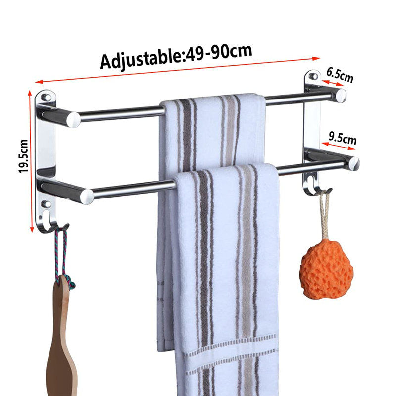 Chanelle 49cm 2 Wall Towel Bar