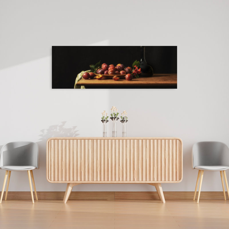 Art mural rustique foncé et classique, H 16 po x l 48 po