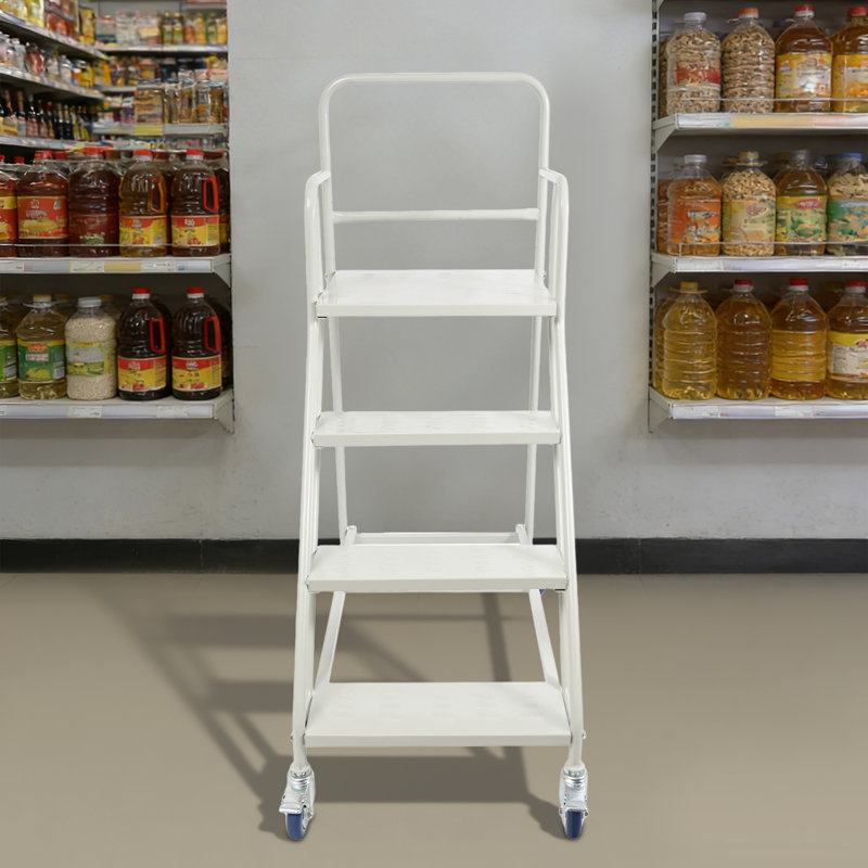 4 Step Rolling Stairs With Wheels