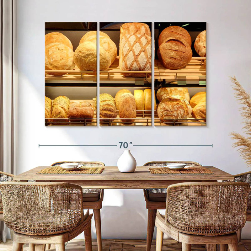 Yarlin Artisan Loaves, 20" H x 33" W