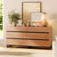 Ensemble de commode et table de chevet 3 pièces, commode de 63 pouces avec 6 tiroirs, table de chevet avec tiroir et armoire pour chambre à coucher, ensemble de mobilier de chambre à coucher-1016372182