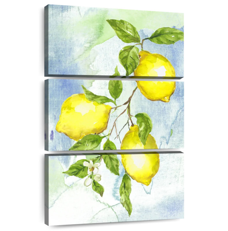Painterly Lemons II, H 32 po x l 20 po