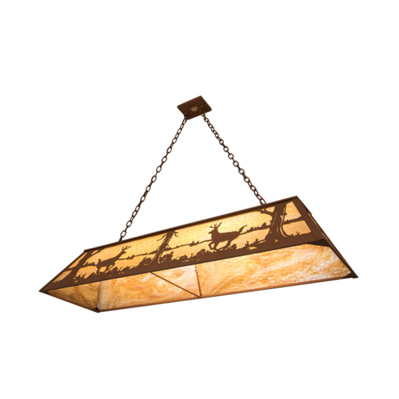 Deer At Lake 9 - Light Pendant