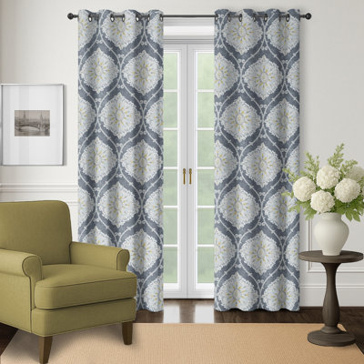Ensemble de 2 panneaux de rideaux en coton avec œillets Grantham - 50 x 96