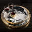 Bianco Nero Round Serving Tray Small-1235021568