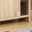 Buffet en bois avec beaucoup de rangement et un design élégant, parfait pour n'importe quelle pièce de votre maison-845785919