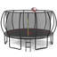Trampoline 16 pi - Noir et rouge
