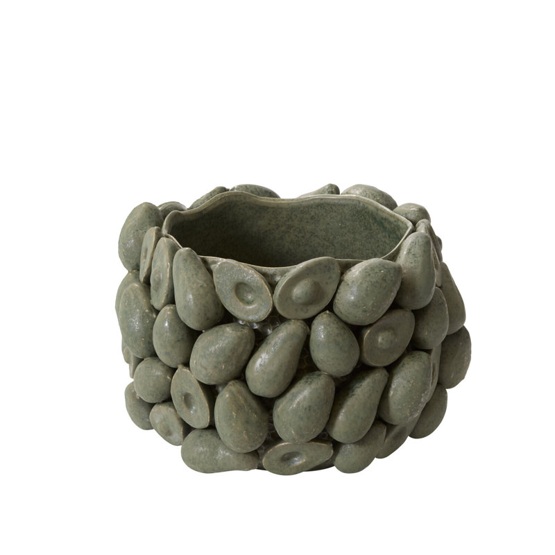 Madelyn Avocado Vase, 16.5"x 10.25"