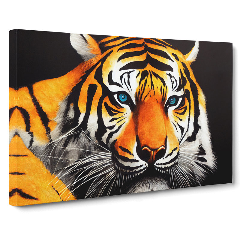 A Tiger Portrait Vol.3 - Wrapped Canvas, 35cm H x 50cm W x 3cm D