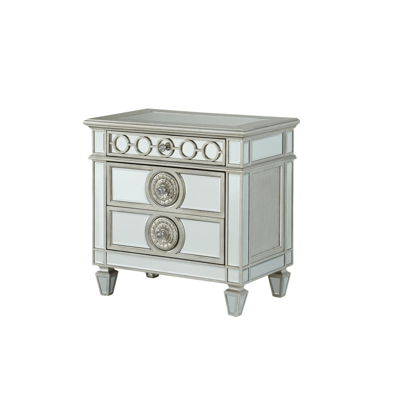 Mirrored Nightstand