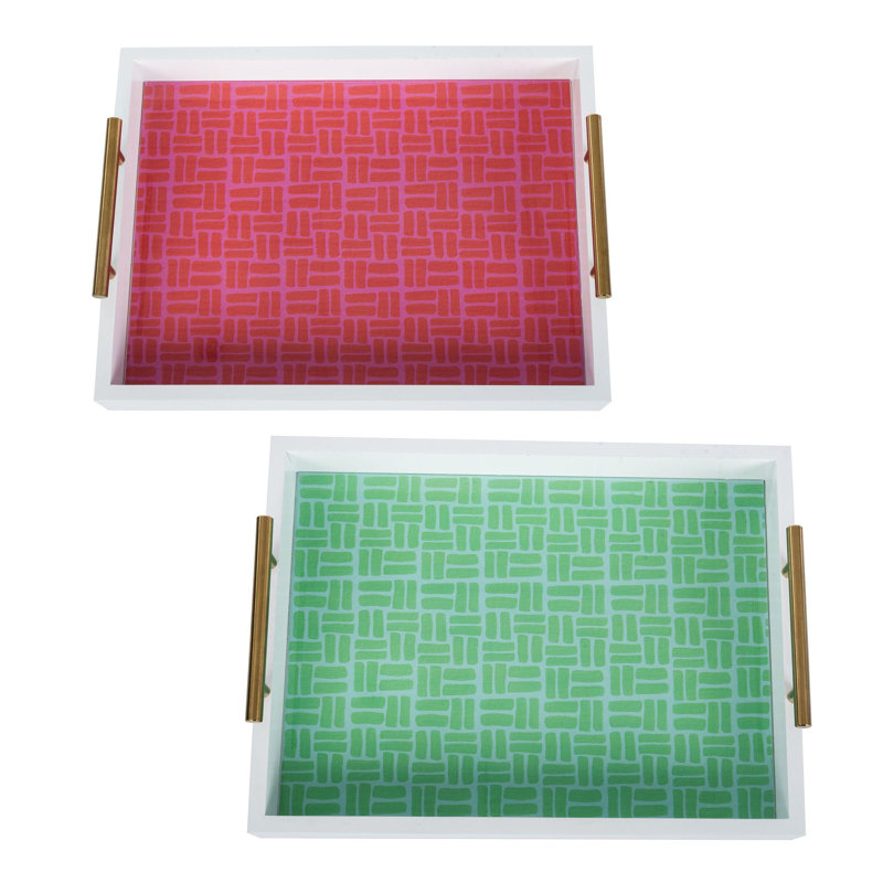  Ensemble de 2 décorations pour la maison en MDF