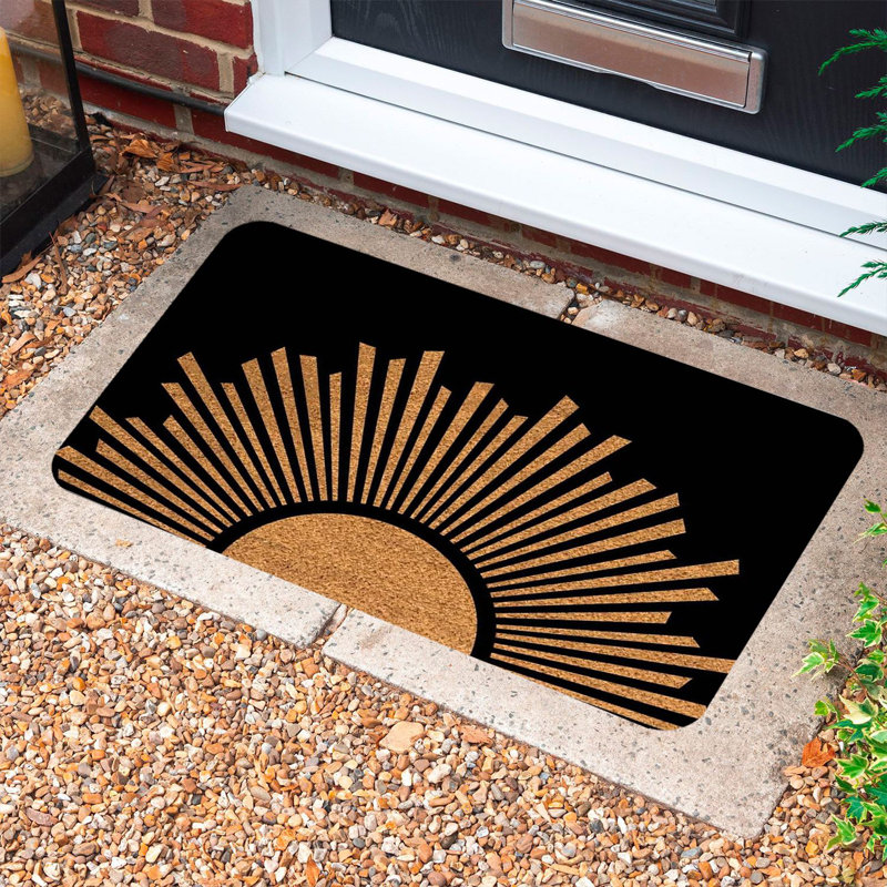 Durable PVC Doormat, Non-Slip Underside, 15.7 x 27.6 inches | 100% Weather-Resistant PVC Material | Ideal for Indoor & Outdoor Use, Easy to Clean, Stylish Design for Home Entryways & Patios