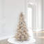 3' Silver Tinsel Fir Artificial Christmas Tree with 100 LED Clear/White Lights with Stand-1903941132
