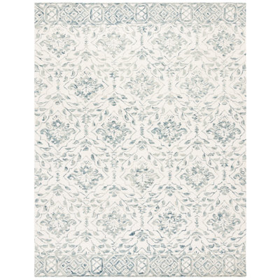 Pimentel Hand Tufted Wool Floral Rug