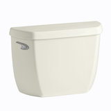 Wellworth Classic 1.28 GPF Toilet Tank with Class Five Flushing Technology and Left-Hand Trip Lever with Tank Locks