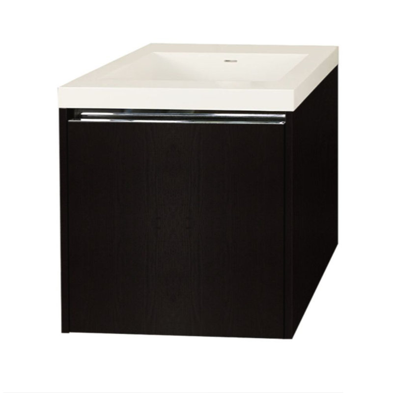 Kubista 23.75'' W Single Bathroom Vanity Base, Wenge