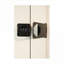 Armoire de rangement en métal 71 po avec 2 portes et serrure Tablettes réglables | Beige | Chambre à coucher | Scandinave