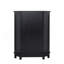 Armoire de rangement de coin triangulaire avec tablettes réglables pour la salle de bain et plusieurs pièces, style moderne et fabrication en panneau de fibres à densité moyenne robuste-2107944556