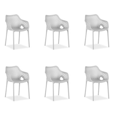 Arazeli Stacking Patio Dining Armchair