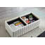 Table basse avec rangement et repose-pieds