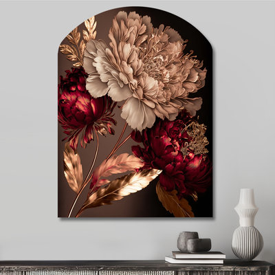 Reese - Floral Arch Shape Assymterical Wall Art