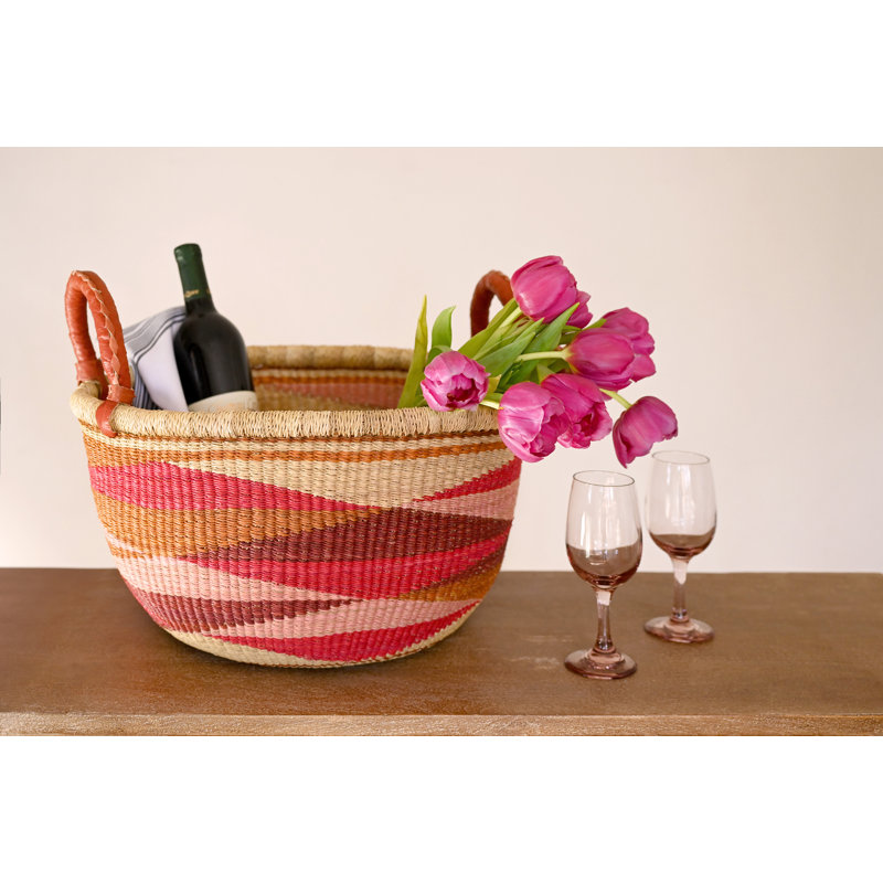 Panier Bolga Shades of Red