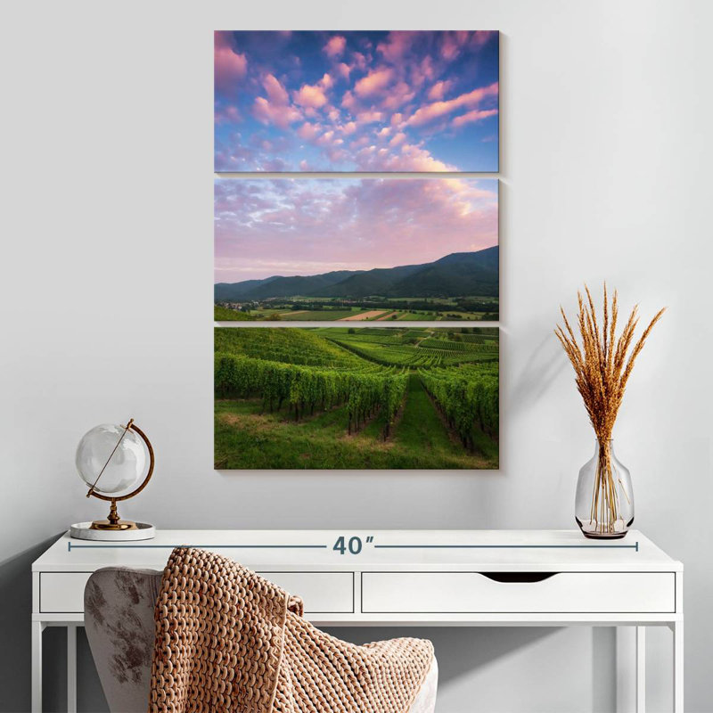 Alvord Vaste vignoble d'Alsace, H 32 po x l 20 po