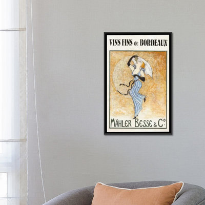 « loulou », affiche rétro sur toile