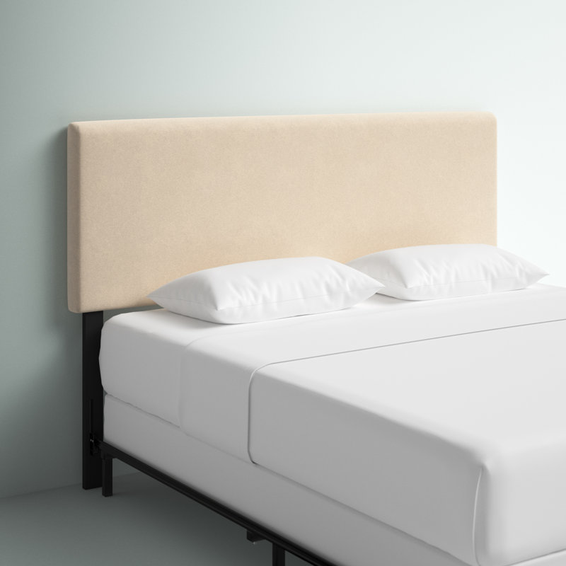 Hetherington Upholstered Headboard, King, Classic Pearl Performance Velvet
