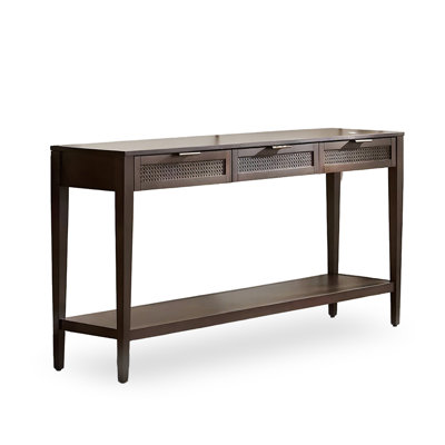 Solid Wood Rectangular Console Table
