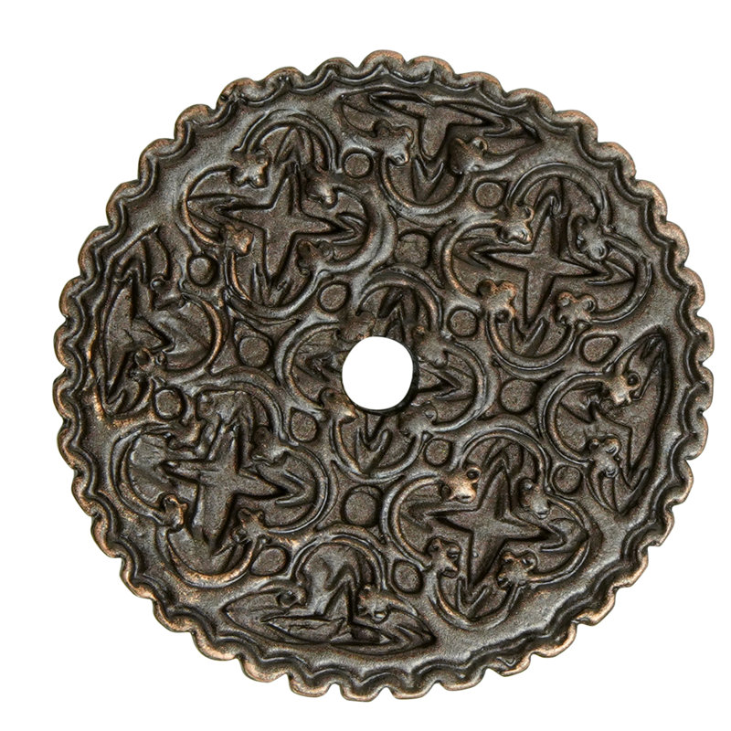 Écusson Americana, Bronze frotté à l'huile
