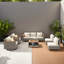Ensemble de 8 meubles de patio pour l'extérieur, ensemble de conversation en osier pour terrasse-1075977089