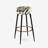 Mocha Zebra Stripes Striped Pattern II - Abstract Bar Stools Set Of 2