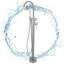 1 Handle Bathroom Freestanding Tub Filler-99317533