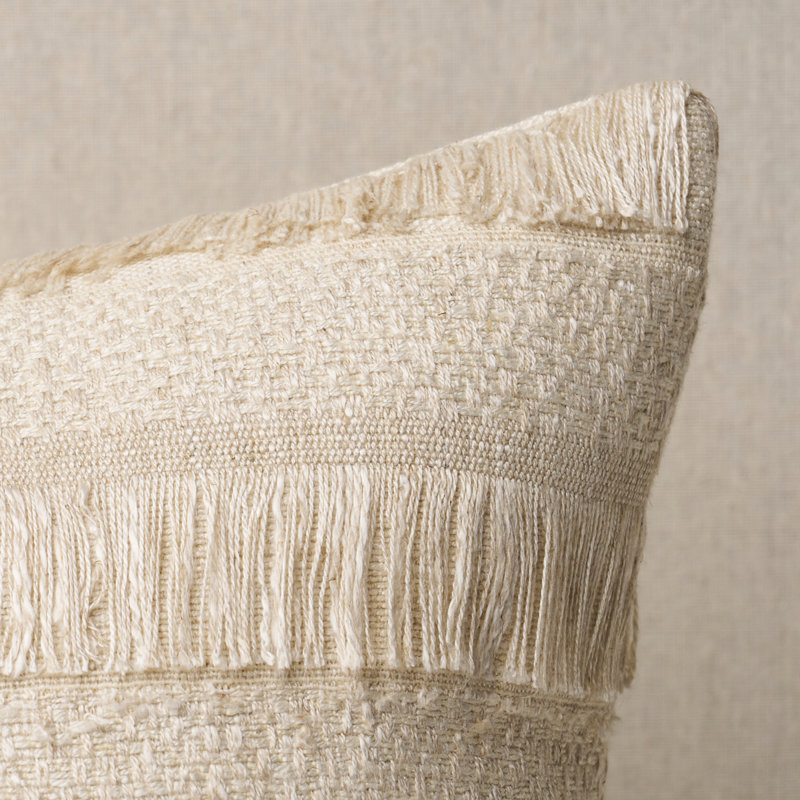 Acadia Pillow, Greige, 20" x 14"