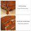 Buffet en noyer massif et bois manufacturé
