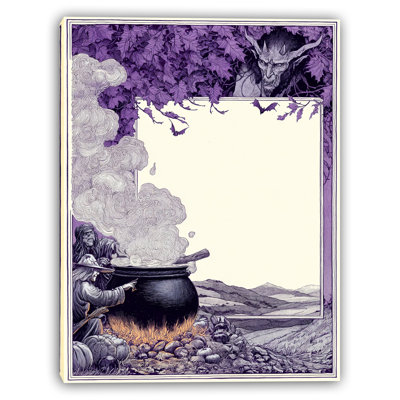 "Cauldron of Shadows", art mural sur toile