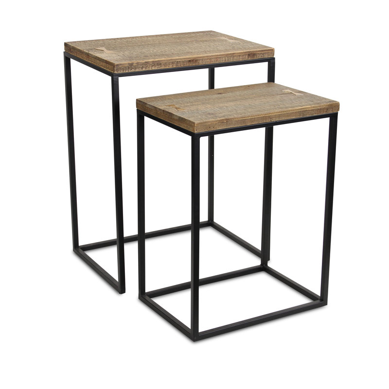 Ensemble de tables d'appoint 2 pièces Beloitte