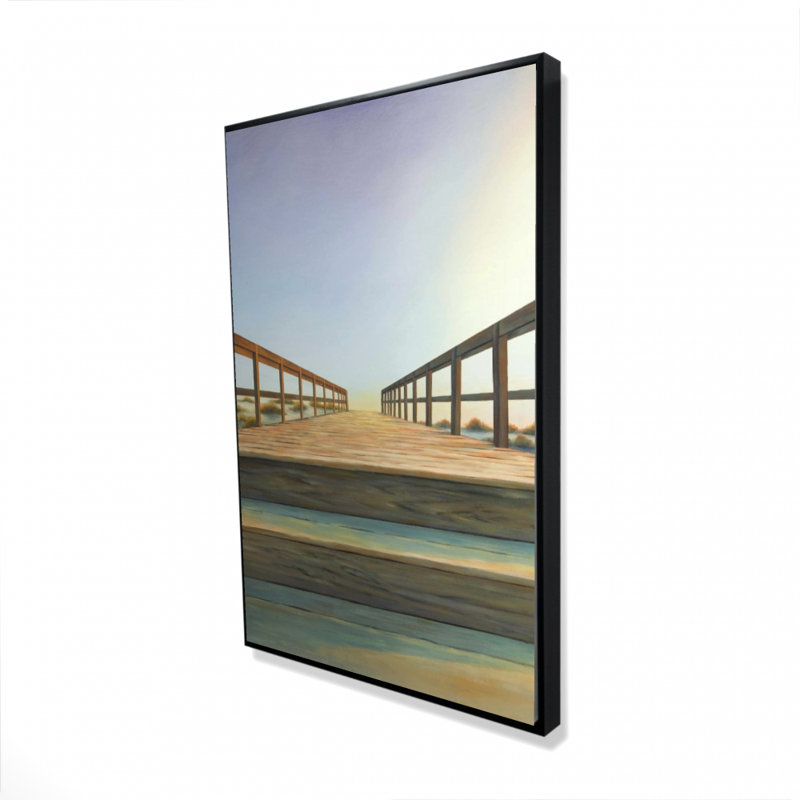 "Passerelle" sur toile, H 36 po x l 24 po