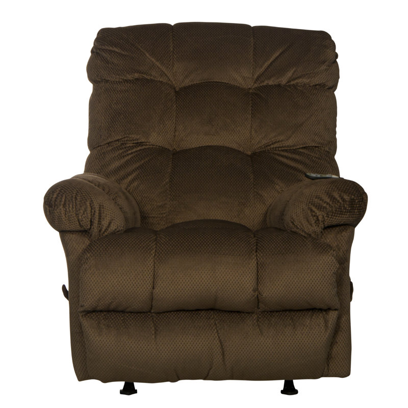 Fauteuil inclinable manuel berçant standard de 40 po de largeur, Brun