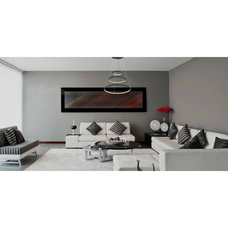 Biegel 1 - Light LED Crystal Pendant, Matt Nickel