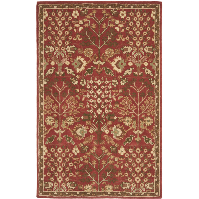 Tapis oriental en laine touffeté à la main Taylor, Rectangle 7 pi 6 po x 9 pi 6 po