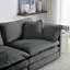 Canapé modulaire Free Free, canapé modulaire, canapé 4 places, canapé modulaire, chenille grise